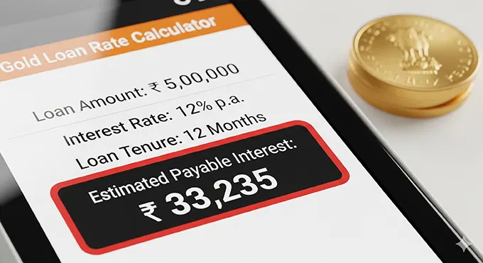 Estimating Payable Interest with a Gold Loan Interest Rate Calculator